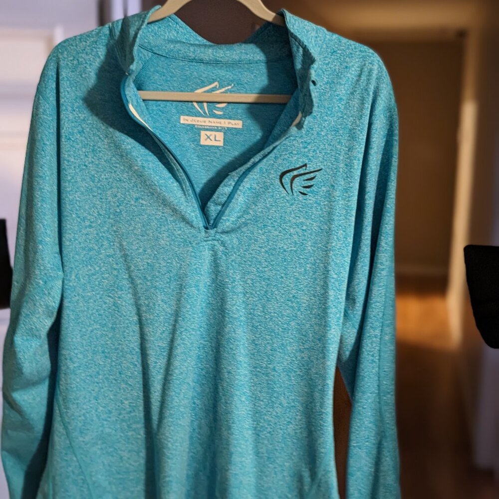 Active Faith 1/4 Zip Tech Tee - Picture 2 of 3